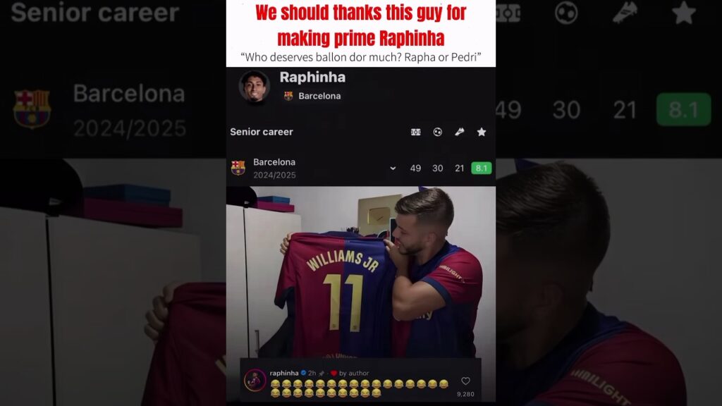 We Should thanks this guy🤷☠️ #football#barça #messi #barcelona #raphinha#barca #pedri #edit #yamal