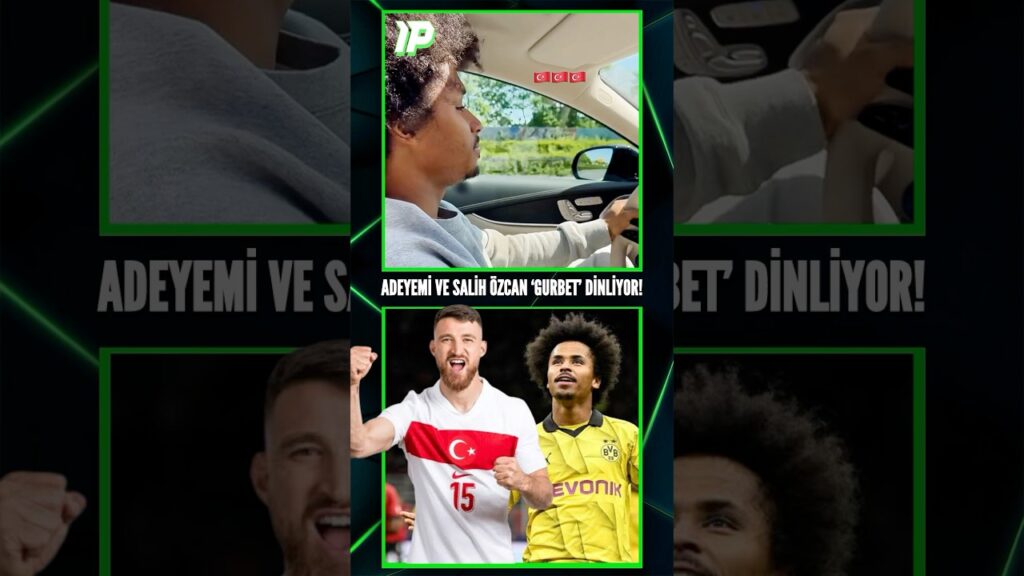 Adeyemi, Salih Özcan’la Türkçe şarkı dinliyor! #dortmund #Adeyemi #salihÖzcan