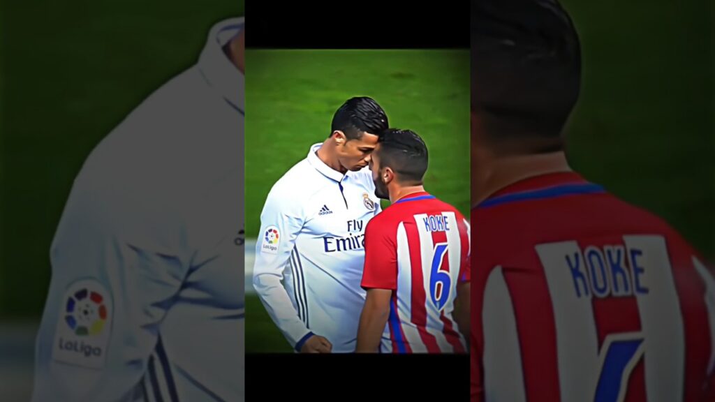 Cristiano vs Koke 🥶☠️ #football #shorts #ronaldo #trending #viral #cr7