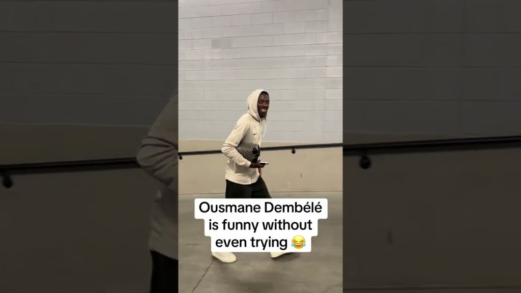 Ousmane Dembele is funny 😂