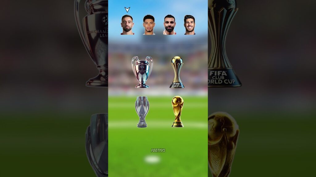 "Bruno Fernandes vs Bellingham vs Mo Salah vs Asensio" #football #soccer #shorts