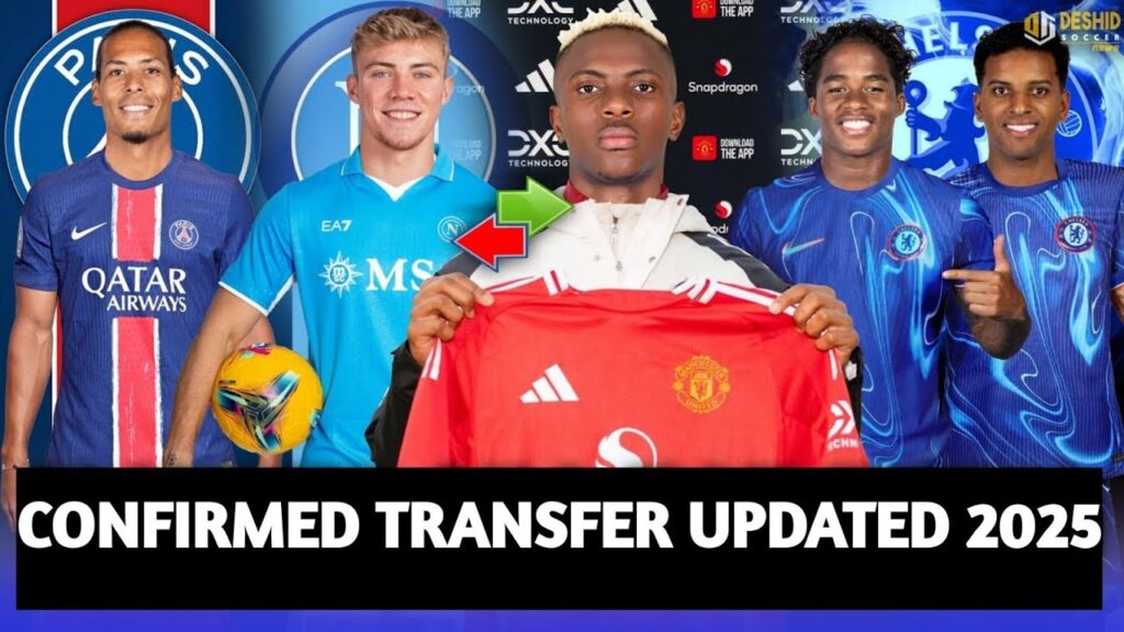 🔥ALL LATEST CONFIRMED MAY TRANSFER TODAY UPDATED 2024/25 Osimhen to Man United✅ Hojjlund to Napoli