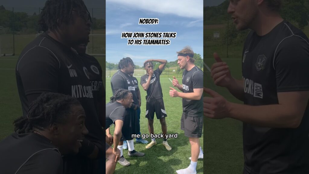 How John Stones TALKS… 🇯🇲 #fooball #funny #soccer #footballshorts
