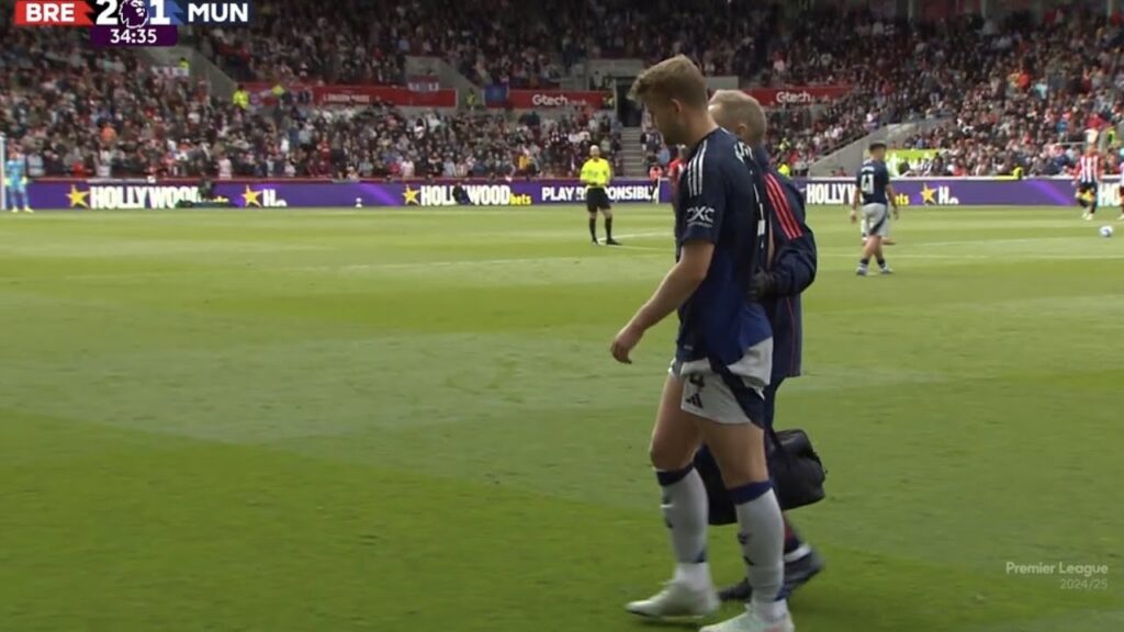 Matthijs de Ligt Injury Incident,Brentford vs Manchester United (4-3) Goals and Extended Highlights