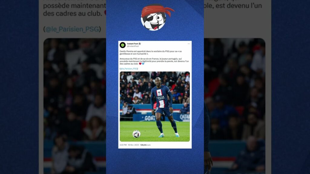 D. Pereira devient un cadre du PSG ! #shortsfootball #football #shorts #psg