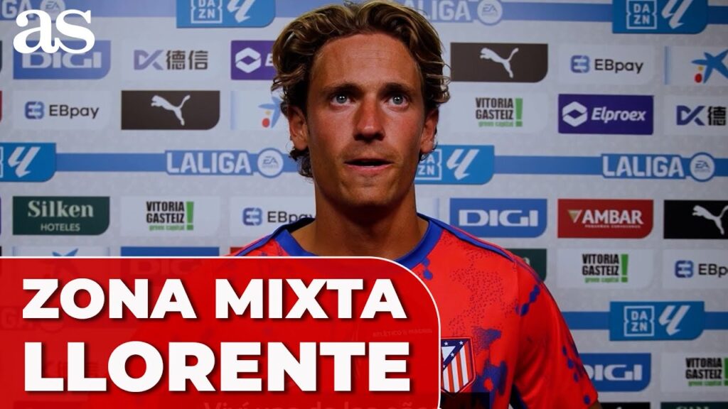 La AUTOCRÍTICA de LLORENTE tras el EMPATE del ATLETI: "Nos sabe a poco, somos el ATLÉTICO MADRID"