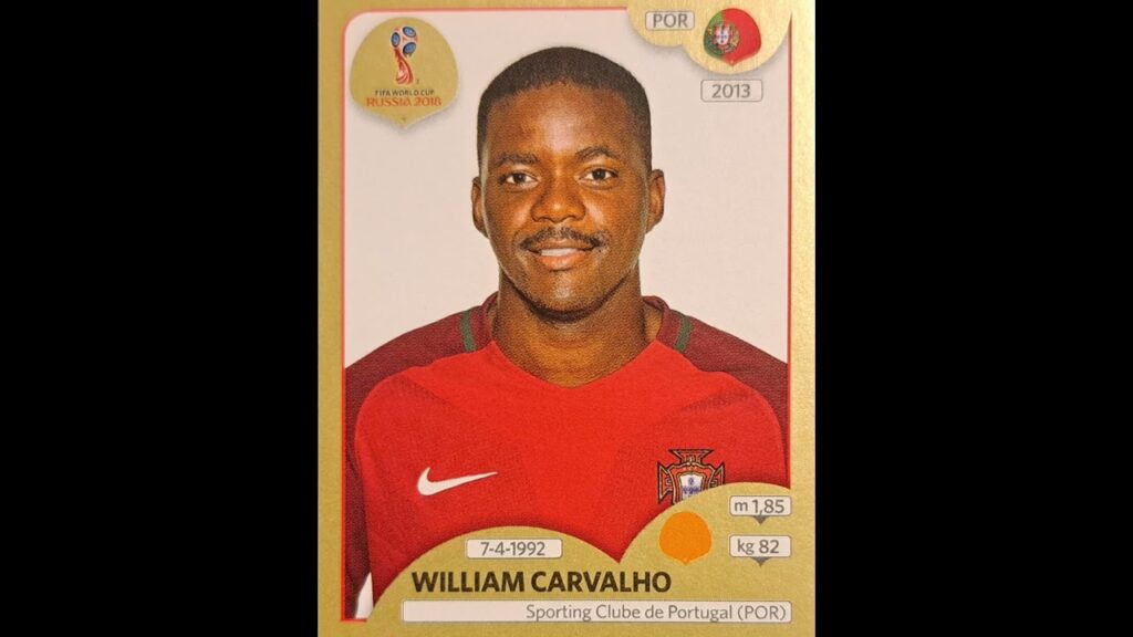 William Carvalho WM 2018 Team Portugal Panini Sticker Swiss Version #football