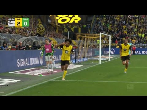 Karim Adeyemi Goal, Dortmund vs Wolfsburg (4-0) All Goals and Extended Highlights