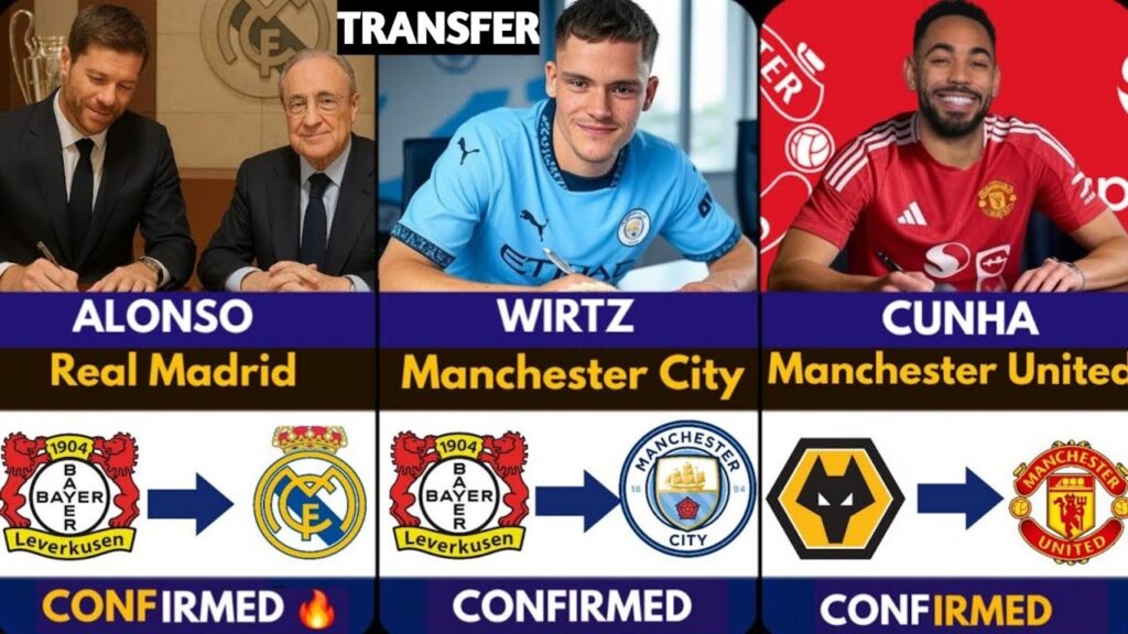 ALL LATEST CONFIRMED MAY TRANSFER TODAY UPDATED 2024/25 ALONSO to Real Madrid ✅ WITZ to Man City