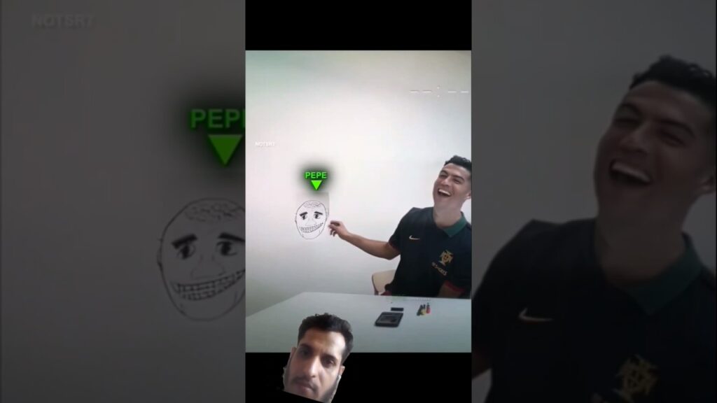 Ronaldo Drawing Pepe #ronaldo #pepe #football #futbol