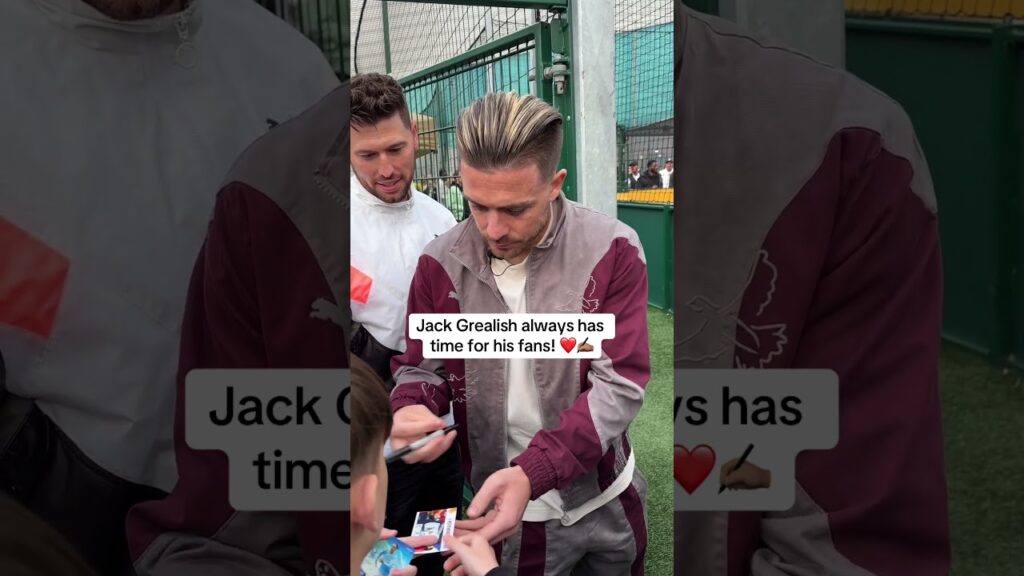 Jack Grealish always has time for his fans… ❤️