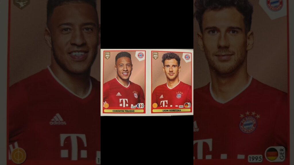 Corentin Tolisso - Leon Goretzka Fifa 365, FC Bayern München Panini Sticker #sports @Welliswelt
