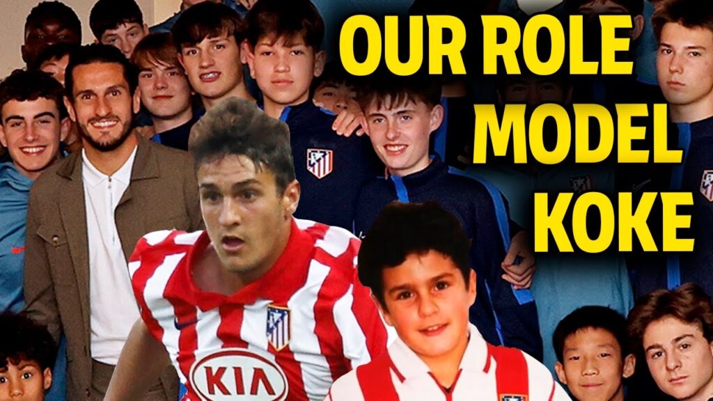 Koke visited Atlético de Madrid Academy's residence
