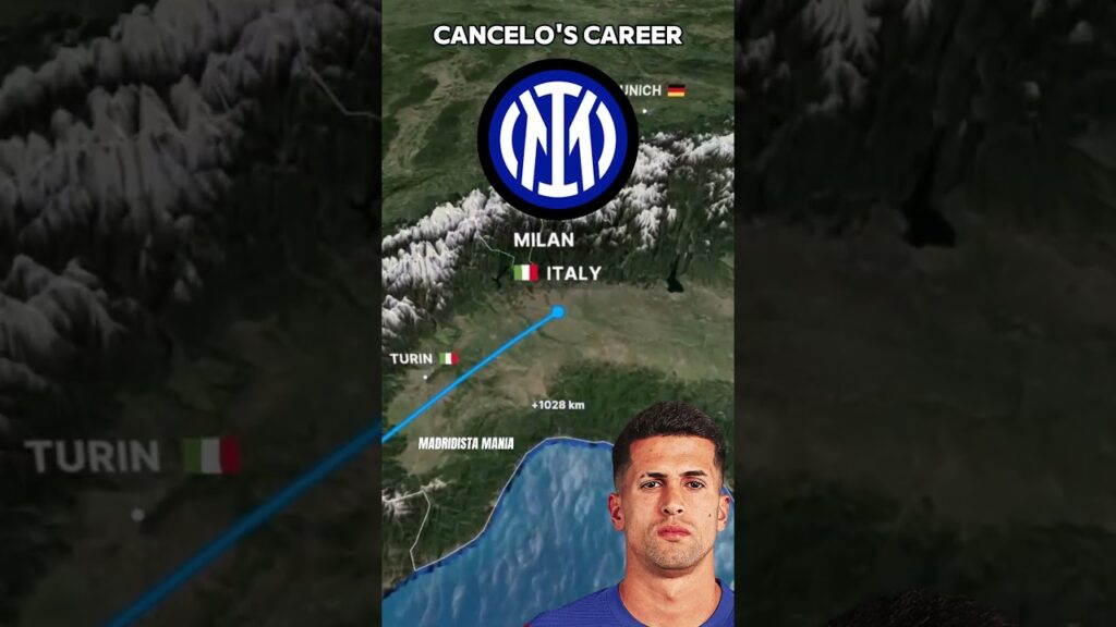 JOAO CANCELO'S CAREER 🇵🇹 🏴󠁧󠁢󠁥󠁮󠁧󠁿 🇪🇸 #madridistamania #football #barcelona #mancity