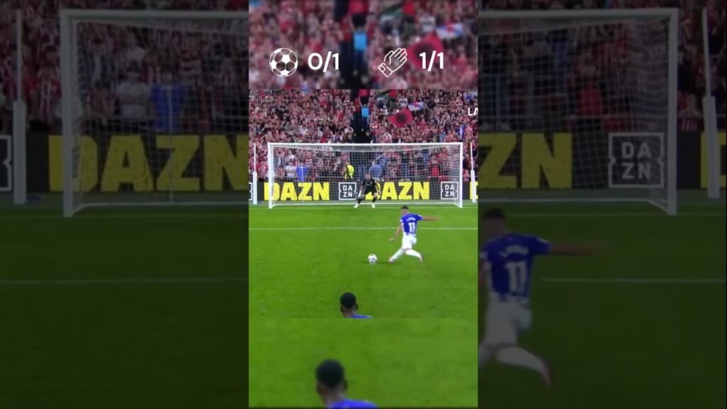 TODOS LOS PENALTIS ANTE UNAI SIMON EN LA LIGA 23/24 🧤⚽ #shorts  #futbol #laliga #unaisimon