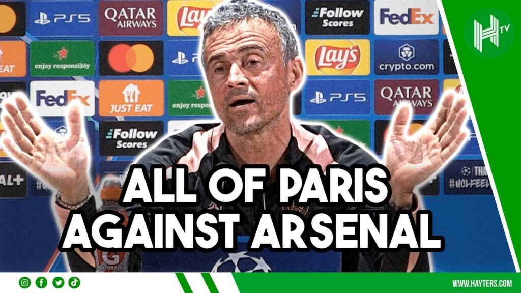 PLEASE don't ruin my BIRTHDAY ARSENAL I Luis Enrique I PSG v Arsenal