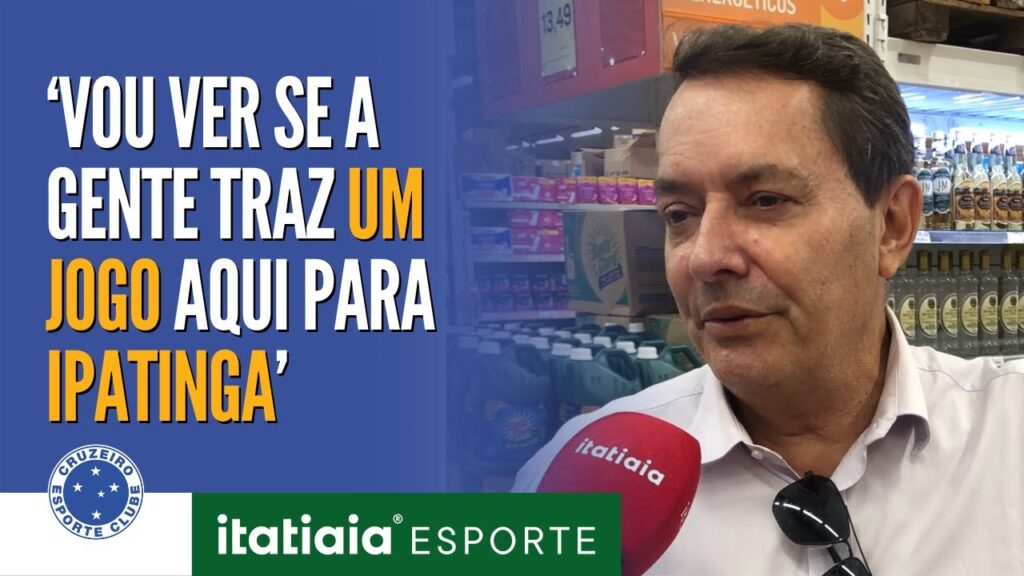 PEDRO LOURENÇO REVELA INTENÇÃO DE MANDAR JOGO DO CRUZEIRO EM IPATINGA