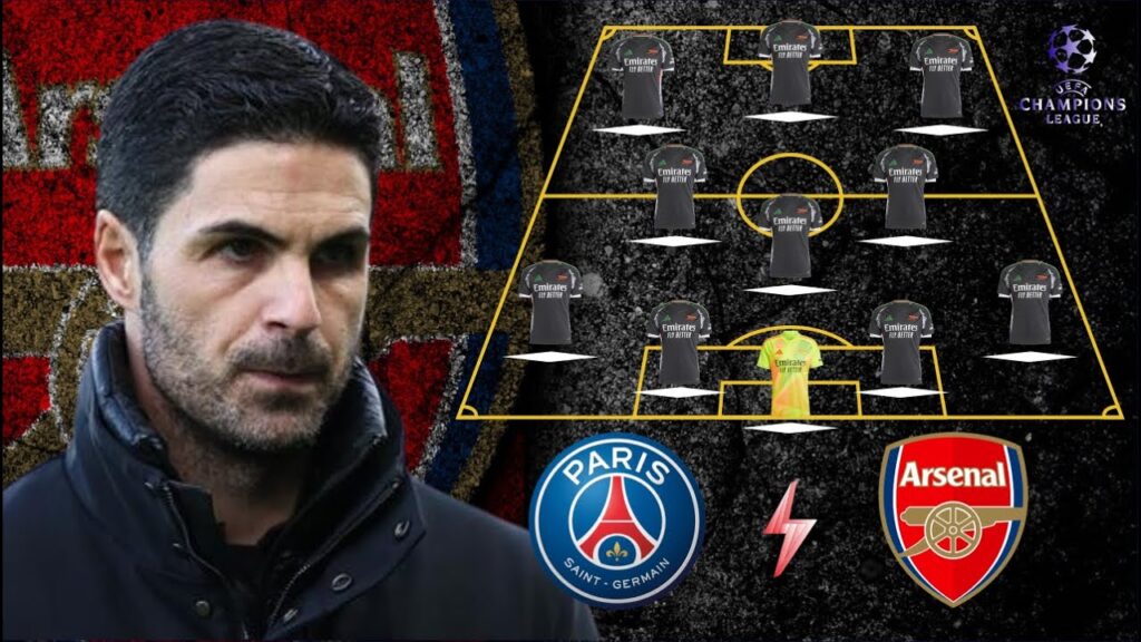 🚨 PSG Vs Arsenal 🔥 Arsenal Predicted Lineup With Martinelli ✅ UCL 2nd Leg 2024/25