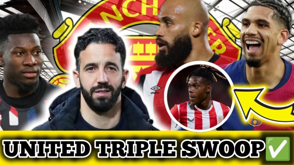 🚨 UNITED SHOCK! BRYAN MBEUMO ✅ RONALD ARAUJO ✅ NICO WILLIAMS ✅ TRIPLE DEAL ✅ ONANA REPLACED 🔥 #mufc