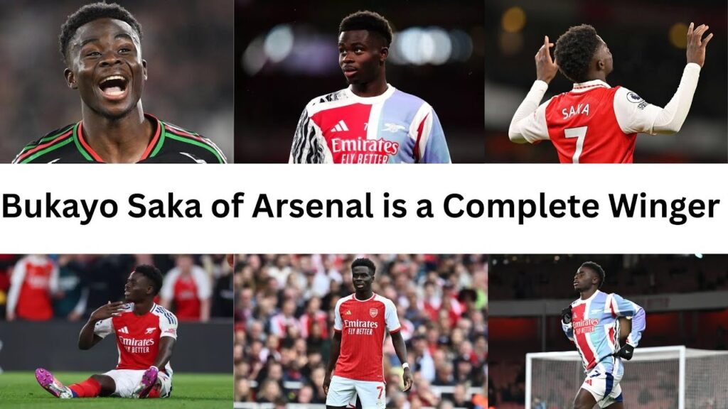 Bukayo Saka of ARSENAL is a Complete WINGER!!! #arsenal #football