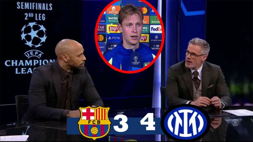 de Jong Loses his calm After Barcelona’s Shocking Defeat to Inter | barcelona vs inter Reactions 😱