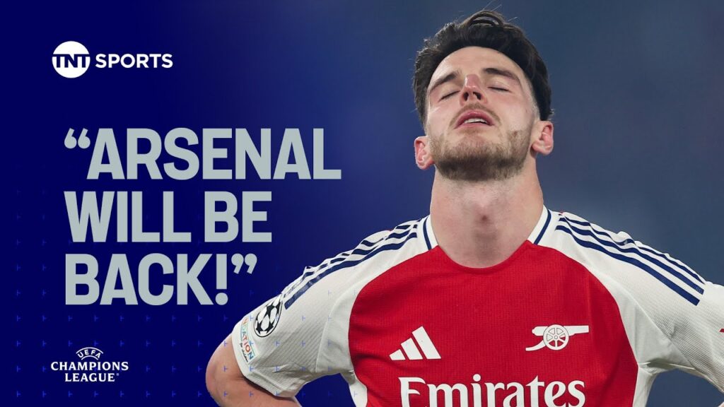 PSG 2-1 Arsenal: Declan Rice insists trophies will come for Arsenal following #UCL heartbreak 🏆