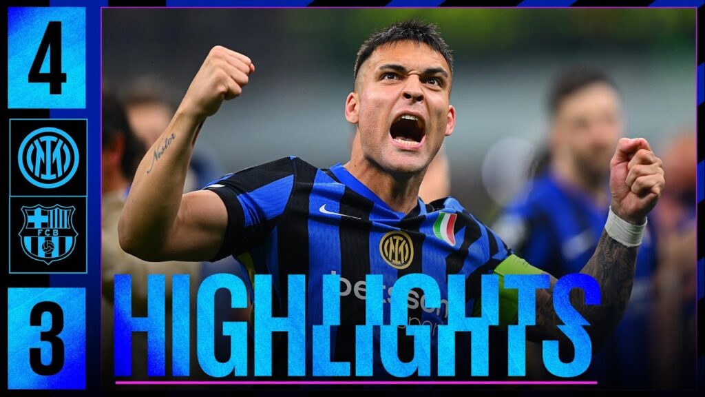 NOTTE SPETTACOLARE A SAN SIRO: SIAMO IN FINALE 💫🖤💙 | INTER 4-3 BARCELLONA | HIGHLIGHTS|UCL 24/25⚫🔵🇮🇹 NOTTE SPETTACOLARE A SAN SIRO: SIAMO IN FINALE 💫🖤💙 | INTER 4-3 BARCELLONA | HIGHLIGHTS|UCL 24/25⚫🔵🇮🇹