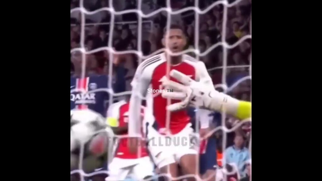 Nuno Mendes shot vs Arsenal 🤯🔥 #PSG #UCL