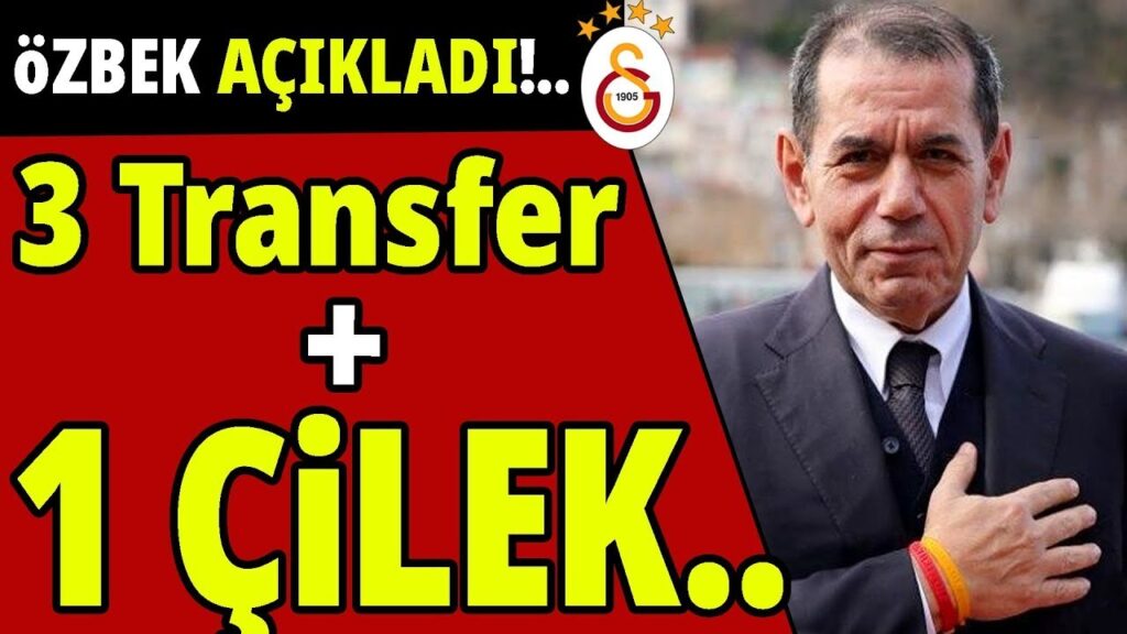 DURSUN ÖZBEK ANLAŞTIĞI DÜNYACA ÜNLÜ İSMİ AÇIKLADI! GALATASARAY'A 1 ÇİLEK + 3 TRANSFER..