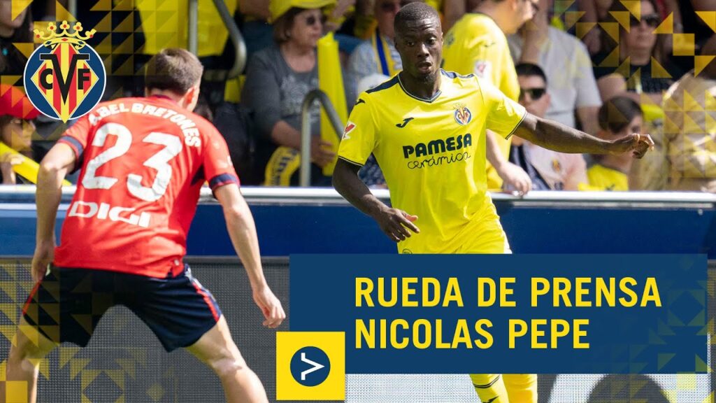 Rueda de prensa de Nicolas Pepe - 7 mayo