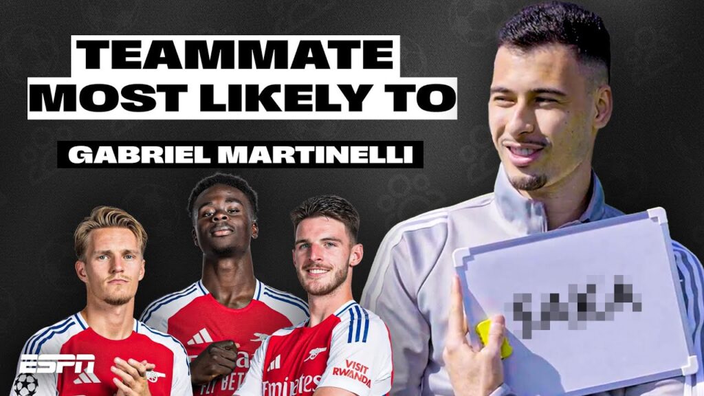 Which Arsenal STAR does Gabriel Martinelli see becoming a manager? | ESPN FC