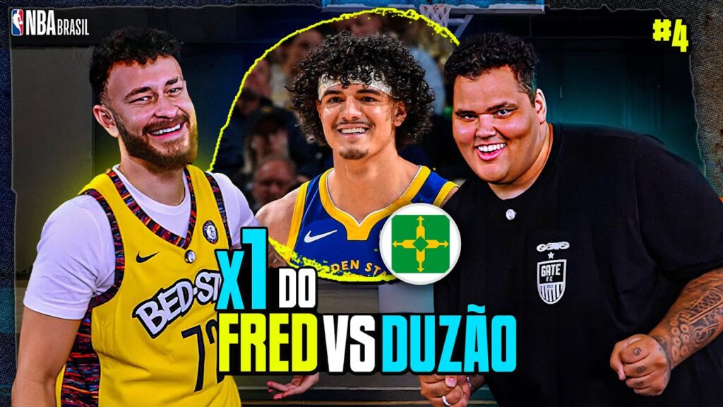 FIZ A REVANCHE NO BASQUETE CONTRA O DUZÃO DO MENOS É MAIS - X1 do Fred #4