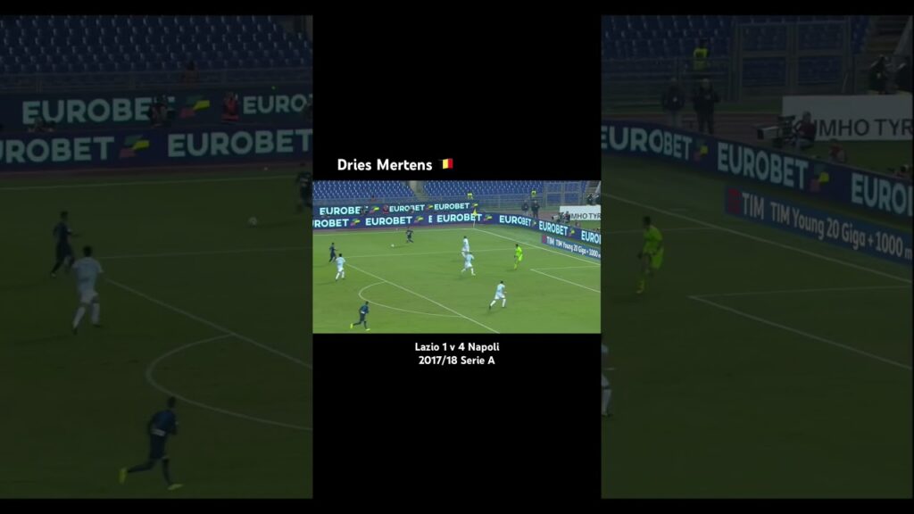 Birthday - Dries Mertens: Napoli legend scoring a screamer against Lazio with a perfect lobbed shot