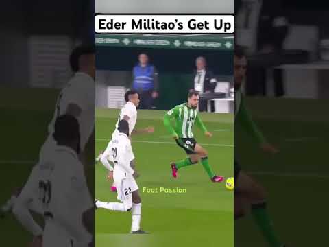 Eder Militao tactics