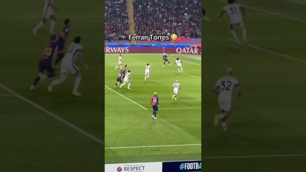 Ferran Torres goal vs Inter Milan 2-2 ucl #ferrantorres #barcelona #goal #milan #ucl #football