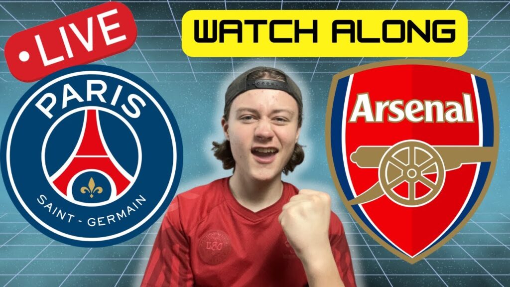 PSG (3 - 1) ARSENAL | CHAMPIONS LEAGUE SEMI-FINAL | Watch Along