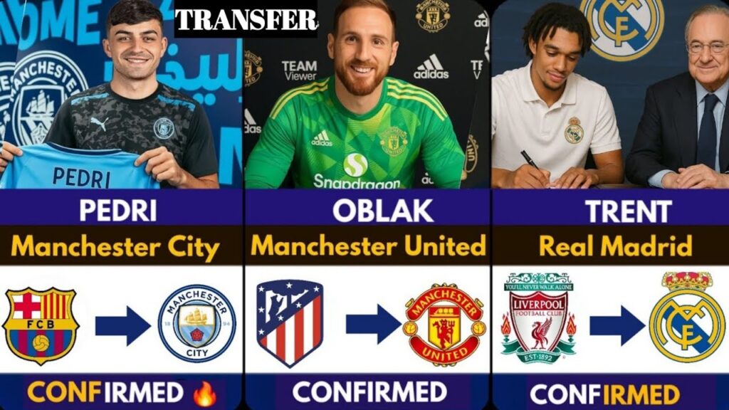 NEW LATEST CONFIRMED MAY TRANSFER TODAY UPDATED 24/25 OBLAK to Manchester United ✅ PEDRI to Man City