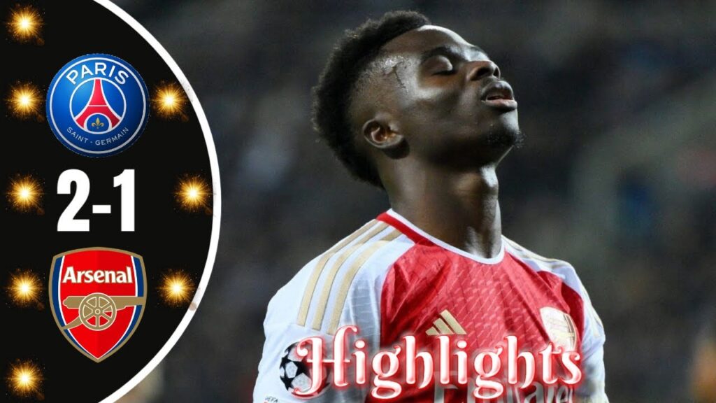 PSG vs Arsenal 2-1 | Football Highlights Today
