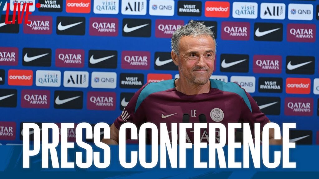 🎙️Conférence de presse de Luis Enrique 🆚 Montpellier HSC 🔴🔵