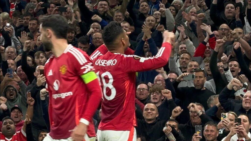 Casemiro Goal + Celebration | Manchester United vs Athletic Club | Europa League