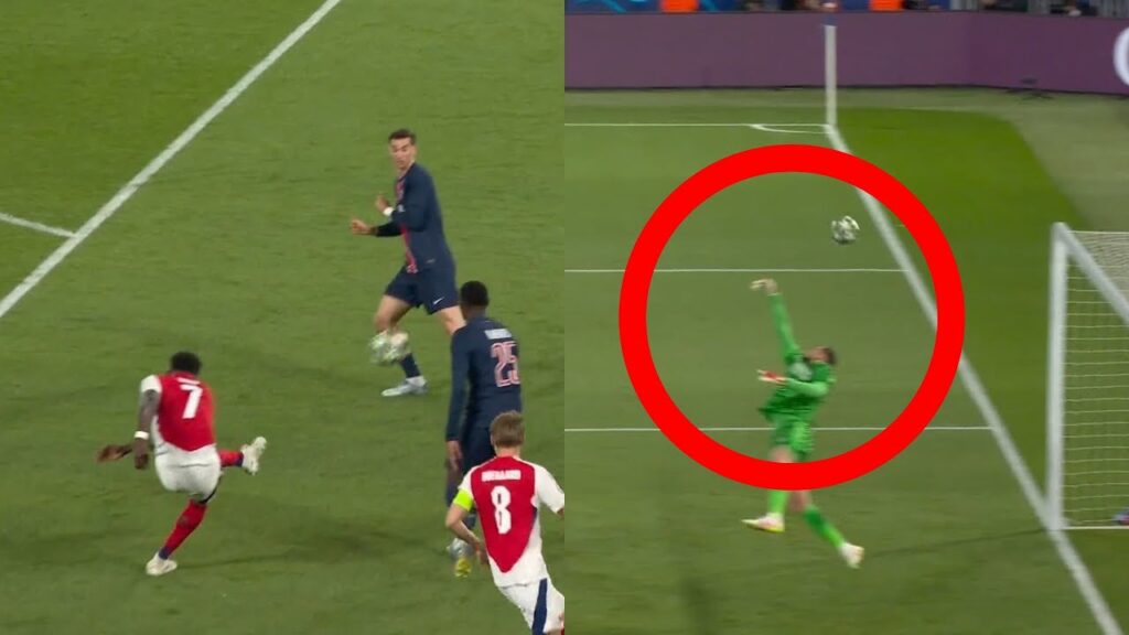 Gianluigi Donnarumma Saves Bukayo Saka Shot On Goal | Bukayo Saka Goal Saved By Gianluigi Donnaruma