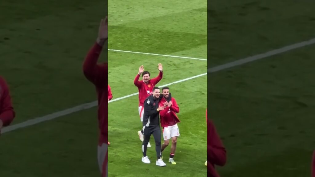 Diogo Dalot & Mazraoui Celebrations vs Athletic Club