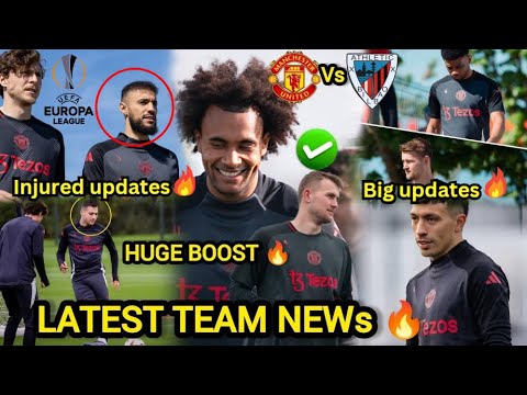 NoW🛑DE LIGT,ZARKIZEE,HEAVEN..🔥MAN UTD INJURY NEWS&RETURN DATES AHEAD OF ATHLETIC Club✅#manunitednews