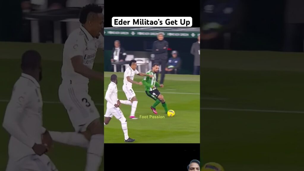 Eder Militao Has Backflip 🔥 #shorts #football #soccer #skills #militao #backflip #goals #viralvideo