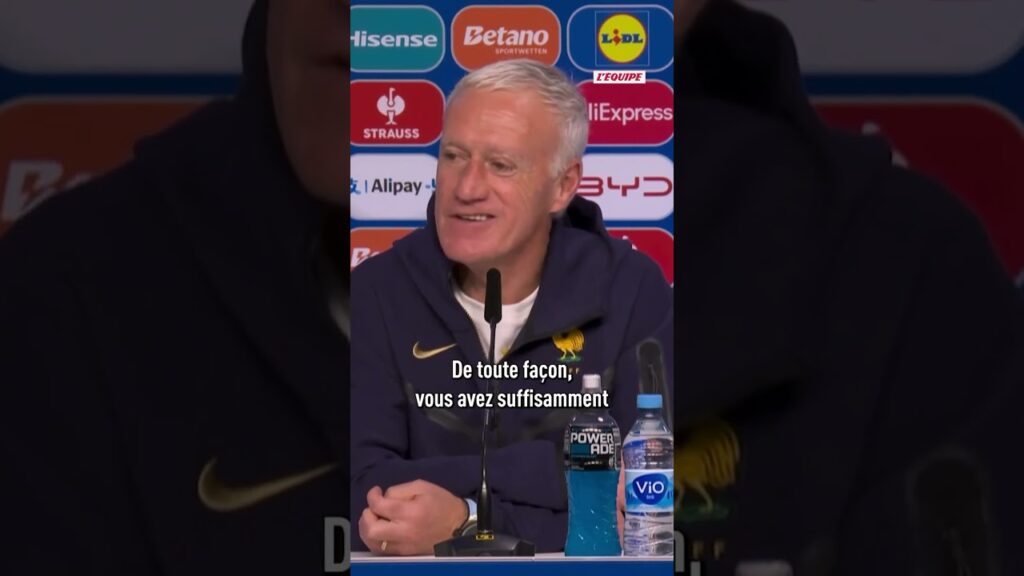👀Didier Deschamps : "Mbappé portera un masque !" #shorts #football #france #mbappe #euro2024