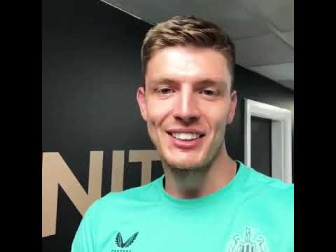 Nick pope happy to be joining Newcastle. He amazed us with what He's said