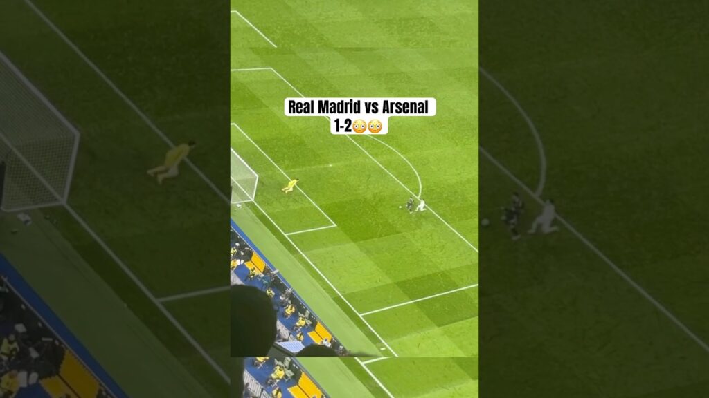 Real Madrid vs. Arsenal 1-2 & Goals & Gabriel Martinelli , Bukayo Saka Goals vs. Real Madrid
