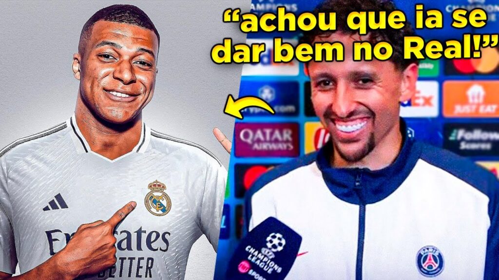 🤣O PROBLEMA SEMPRE FOI O MBAPPÉ! MARQUINHOS MANDA INDIRETA PRA MBAPPÉ APÓS VITÓRIA DE PSG!!