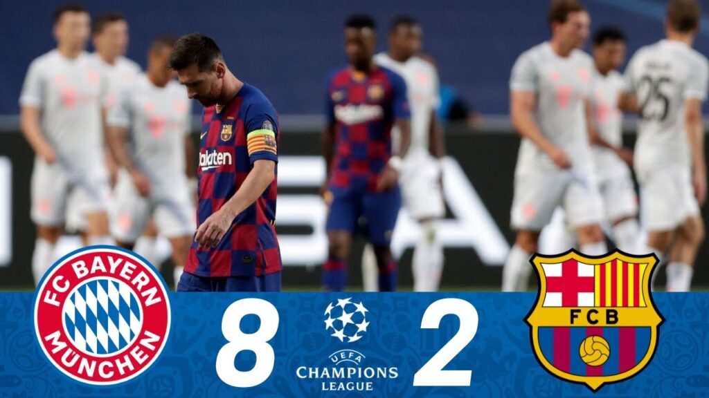 Bayern Munich 8-2 Barcelona (HUMILIATION) Highlights & Goals | UCL 2020