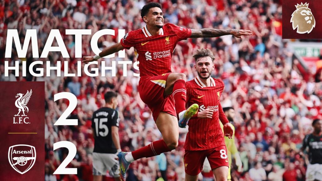 Highlights: Liverpool 2-2 Arsenal | Gakpo & Diaz score in exciting Anfield draw